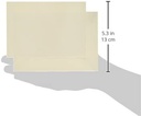 Cards-rectangular 220g/m², 10,5x15cm, 5 cards&envelopes&insert, pearl white