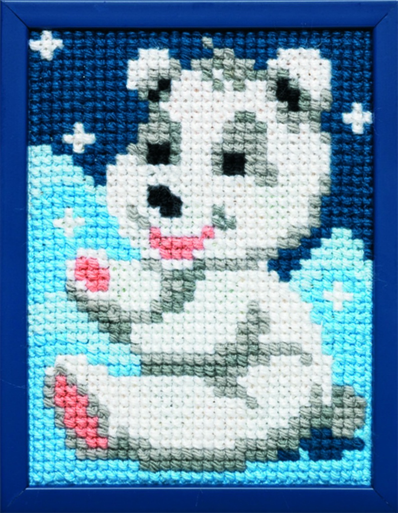 Kit Pako enfant 18x24 cm 027..ours polaire