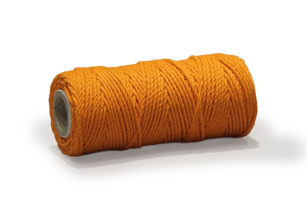 Corde cotton 2mm (DD), 200gr - 75m - Orange