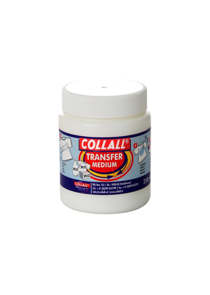 Collall Transfer Medium, Pot 250ml, Wit
