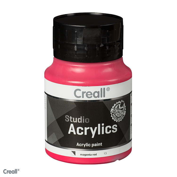 Creall Studio Acrylics acrylverf 500ml Magenta Rood