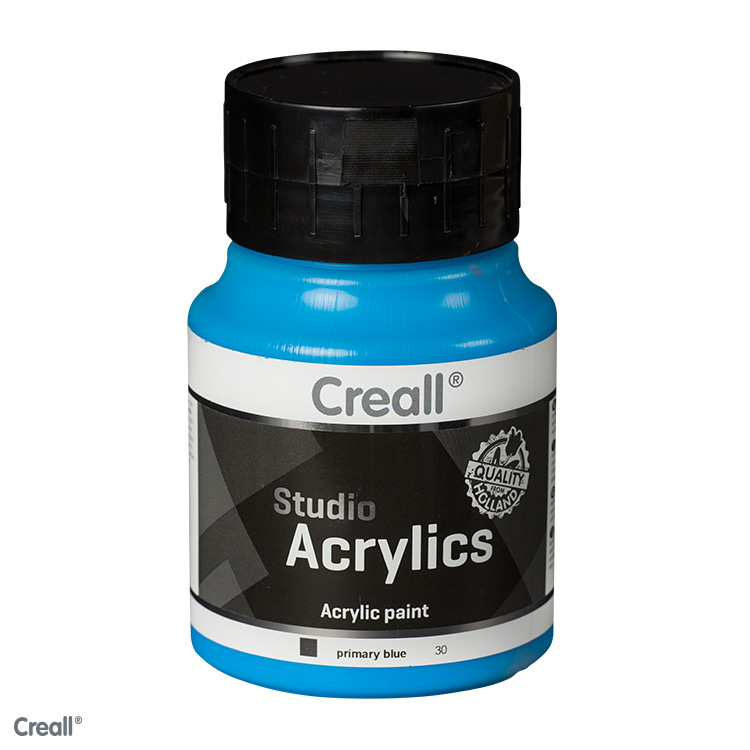 Creall Studio Acrylics acrylverf 500ml Primair Blauw