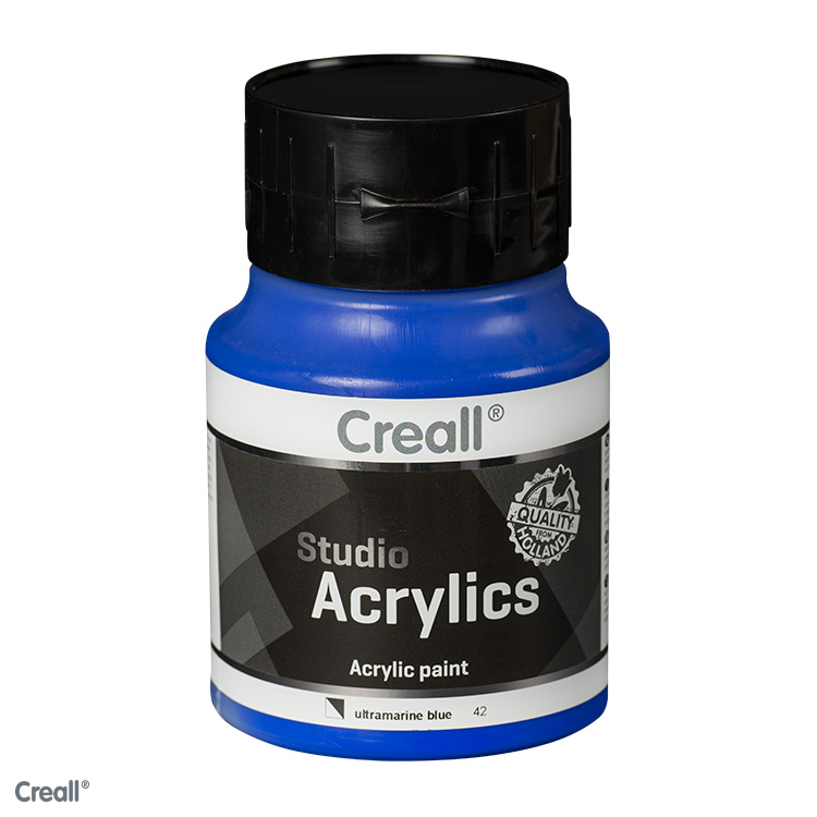Creall Studio Acrylics acrylverf 500ml Ultramarijnblauw