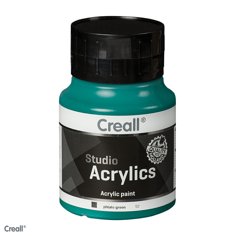 Creall Studio Acrylics acrylverf 500ml Phtalo Groen