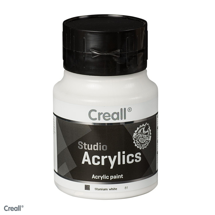 Creall Studio Acrylics 500ml Blanc