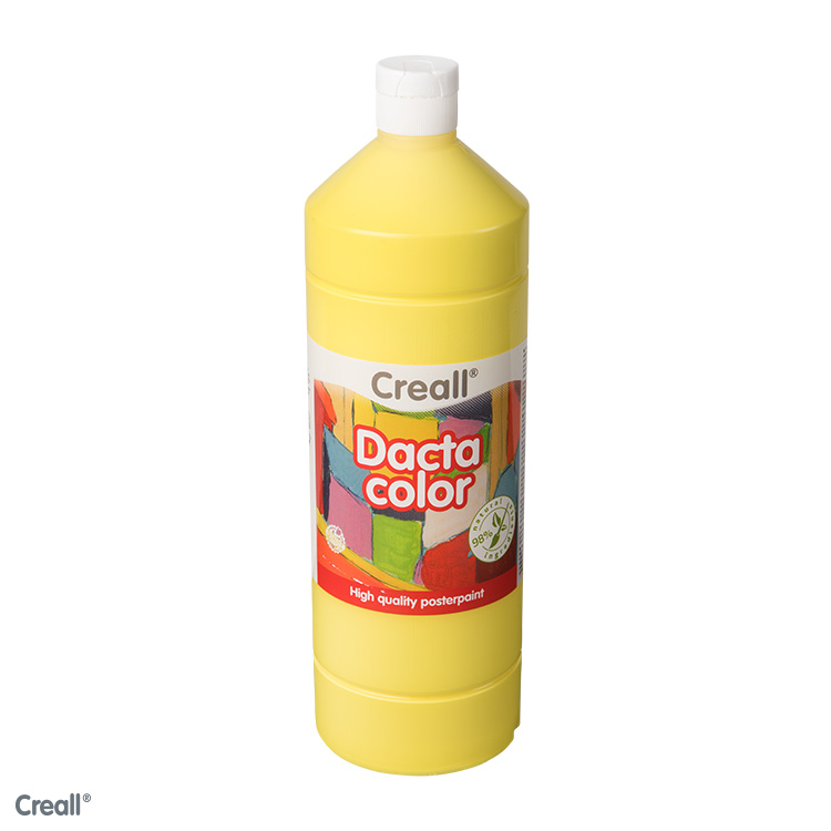 Creall Dactacolor, gouache, 1000ml, jaune clair