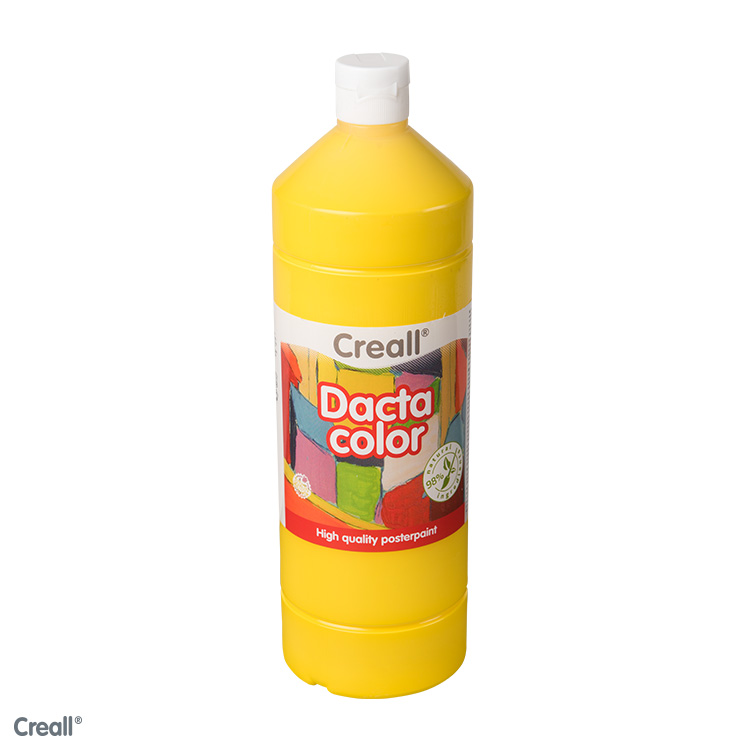 Creall Dactacolor, gouache, 1000ml, jaune primaire