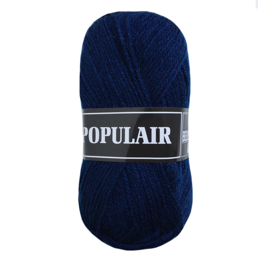Acrylwol Populair, 20 x 50gr., donker blauw (18)