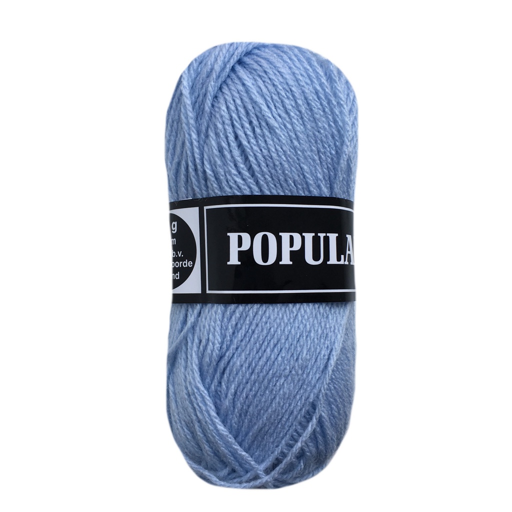 Acrylwol Populair 20 x 50gr. baby blauw (03)