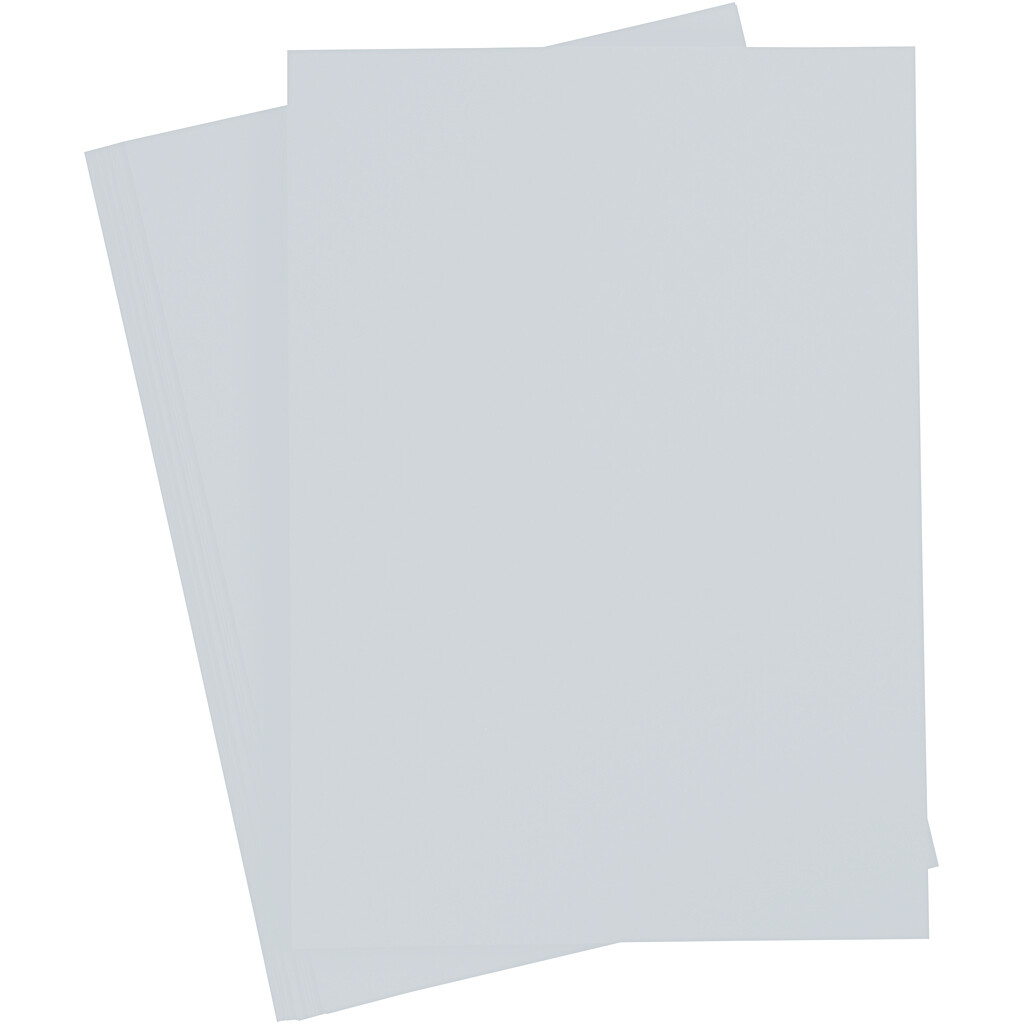Papier à dessin teinté 130g/m², DIN A4, 100 flles, gris clair