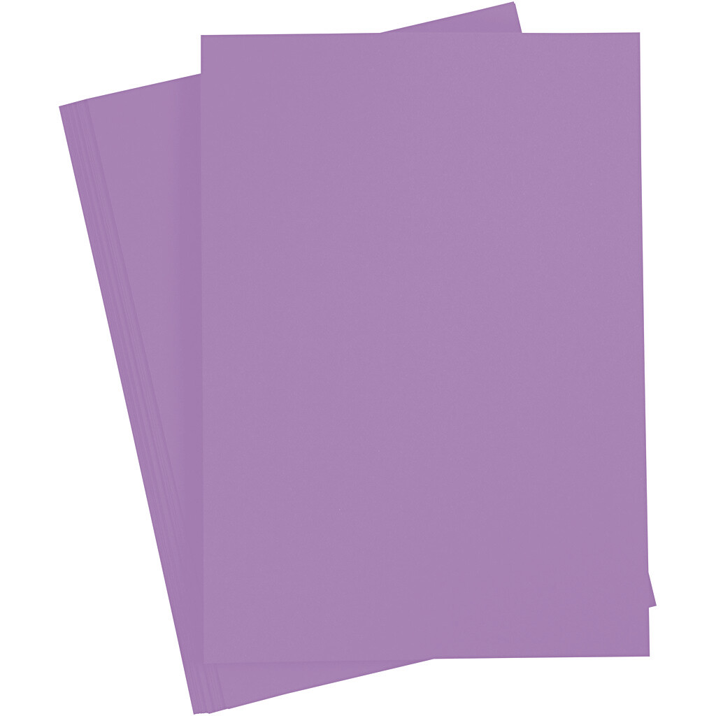 Getint papier 130g/m², DIN A4, 100 vellen, donker lila