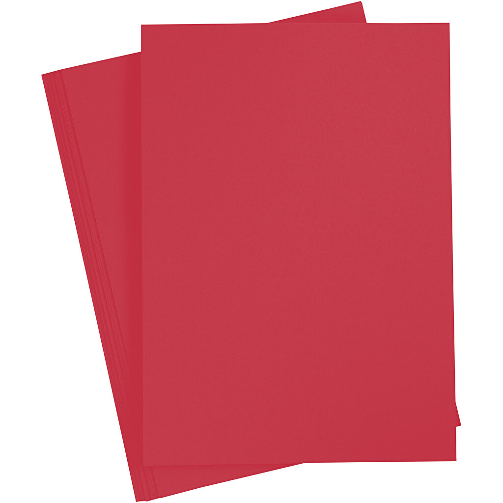 Papier à dessin teinté 130g/m², DIN A4, 100 flles, rouge tuile