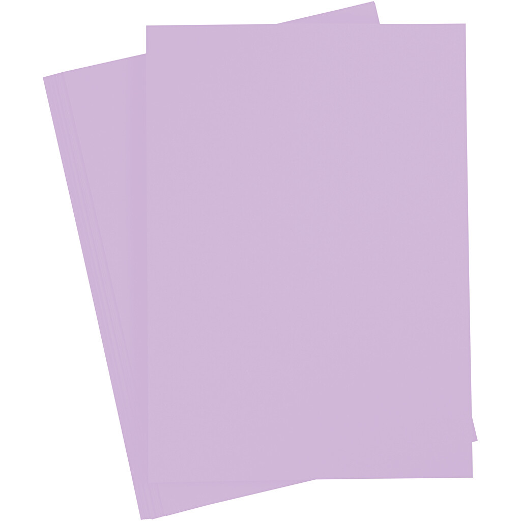 Getint papier 130g/m², DIN A4, 100 vellen, licht lila