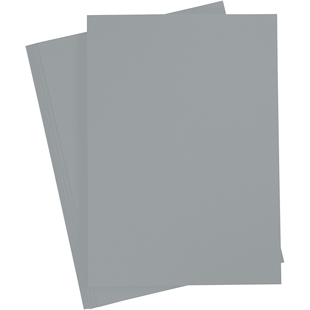 Carton à dessin 220g/m², DIN A4, 100 flles, gris pierre