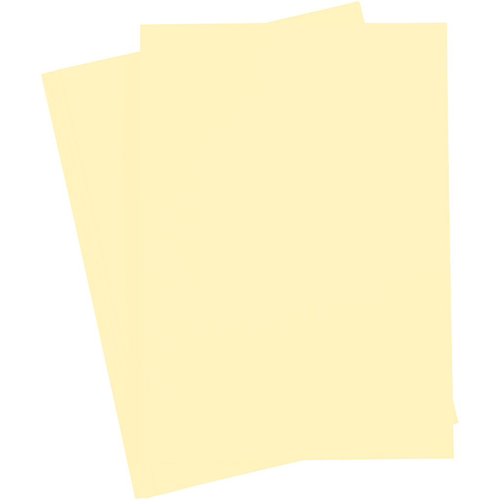 Carton à dessin 220g/m², DIN A4, 100 flles, jaune paille