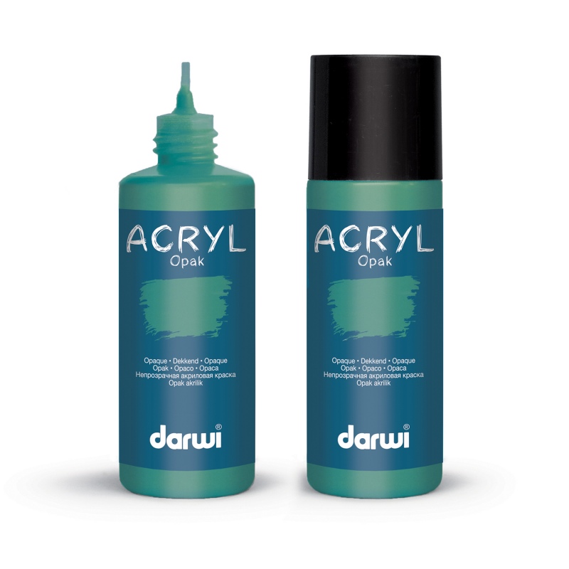 Darwi acryl opak 80 ml vert fonce