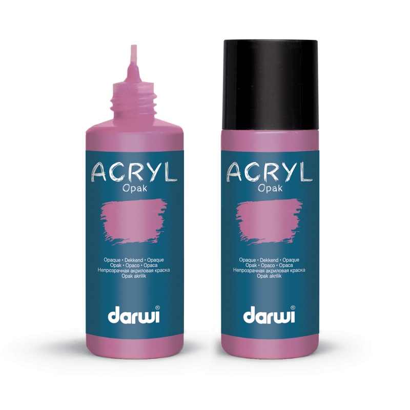 Darwi Acryl Opak acrylverf, 80ml, Paars (959)