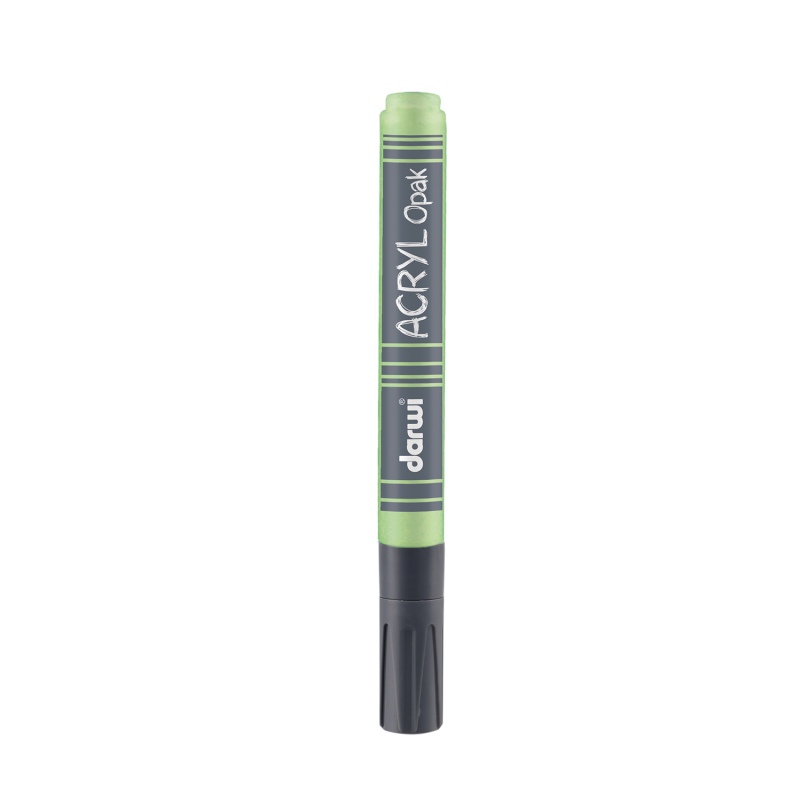 Darwi acryl opak marqueur pointe grosse 3 mm - 6 ml vert clair