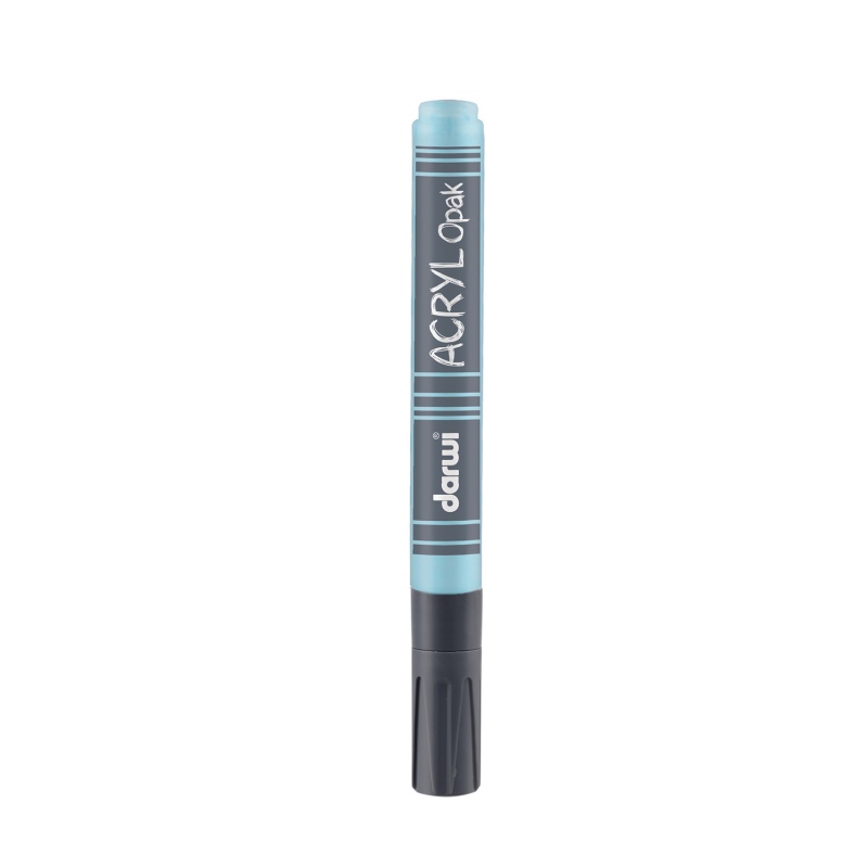 Darwi acryl opak marqueur pointe grosse 3 mm - 6 ml bleu ciel