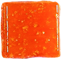 Mosaïques en verre, 10x10mm, 200g/300 pces, Orange