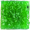 Mosaïques en verre, 10x10mm, 200g/300 pces, Vert Sapin