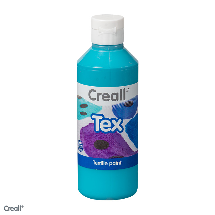 Creall Tex peinture textile, 250ml, turquoise