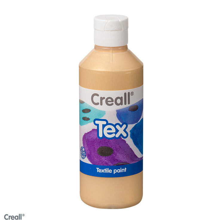 Creall Tex textielverf, 250ml, goud