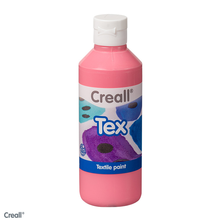 Creall Tex peinture textile, 250ml, rose