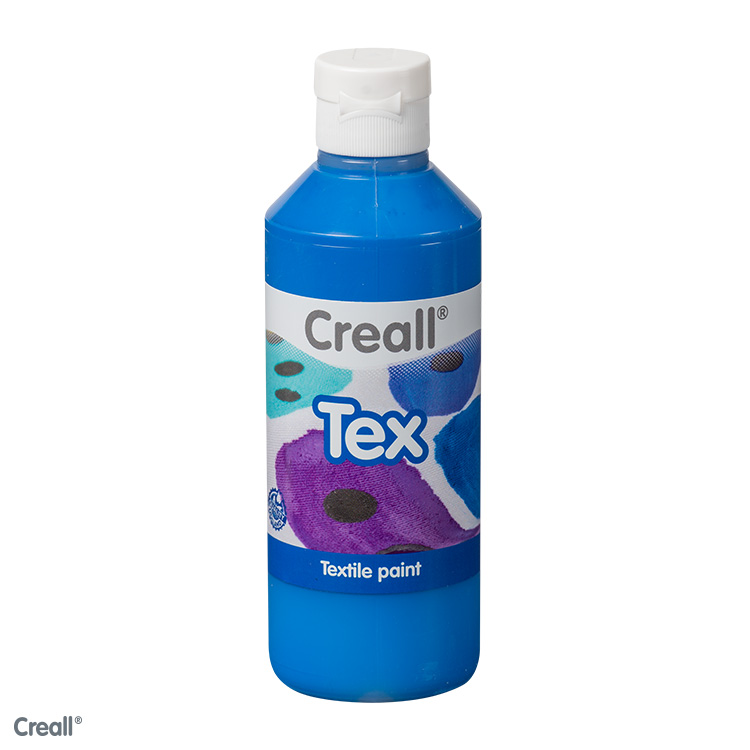 Creall Tex peinture textile, 250ml, bleu