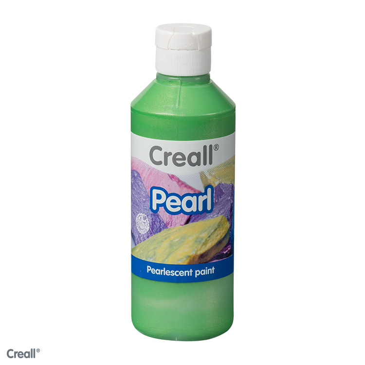 Creall Pearl, iriserende parelmoerverf, 250ml, groen