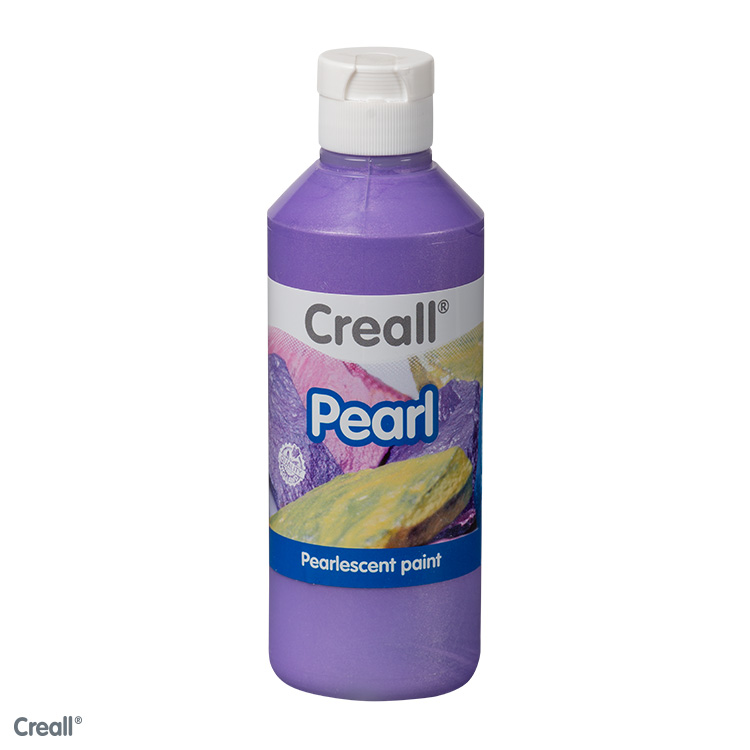 Creall Pearl, peinture nacre irisée, 250ml, violet