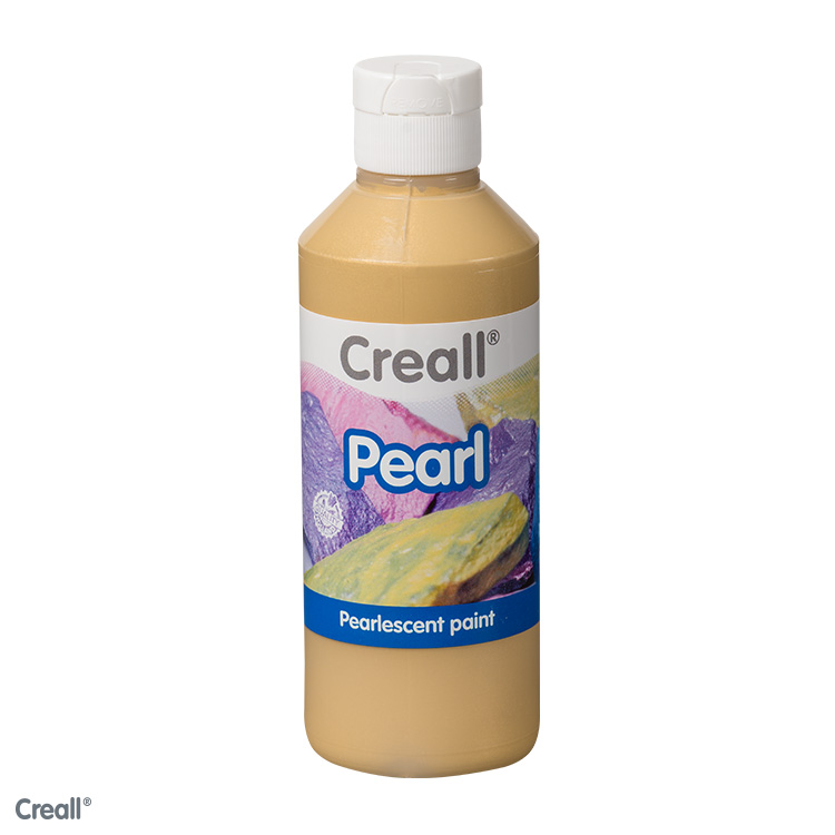Creall Pearl, peinture nacre irisée, 250ml, or