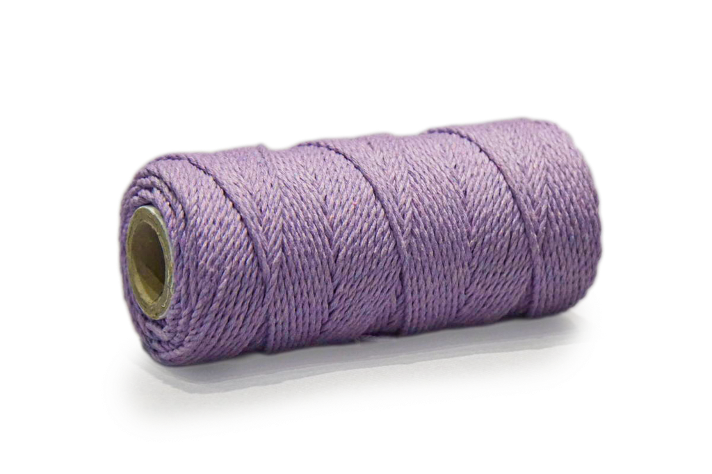 Corde cotton 2mm (DD), 200gr - 75m - Lilas