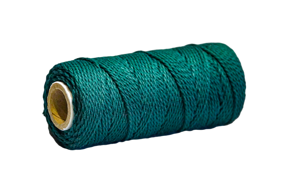 Corde cotton 2mm (DD), 200gr - 75m - Vert Foncé