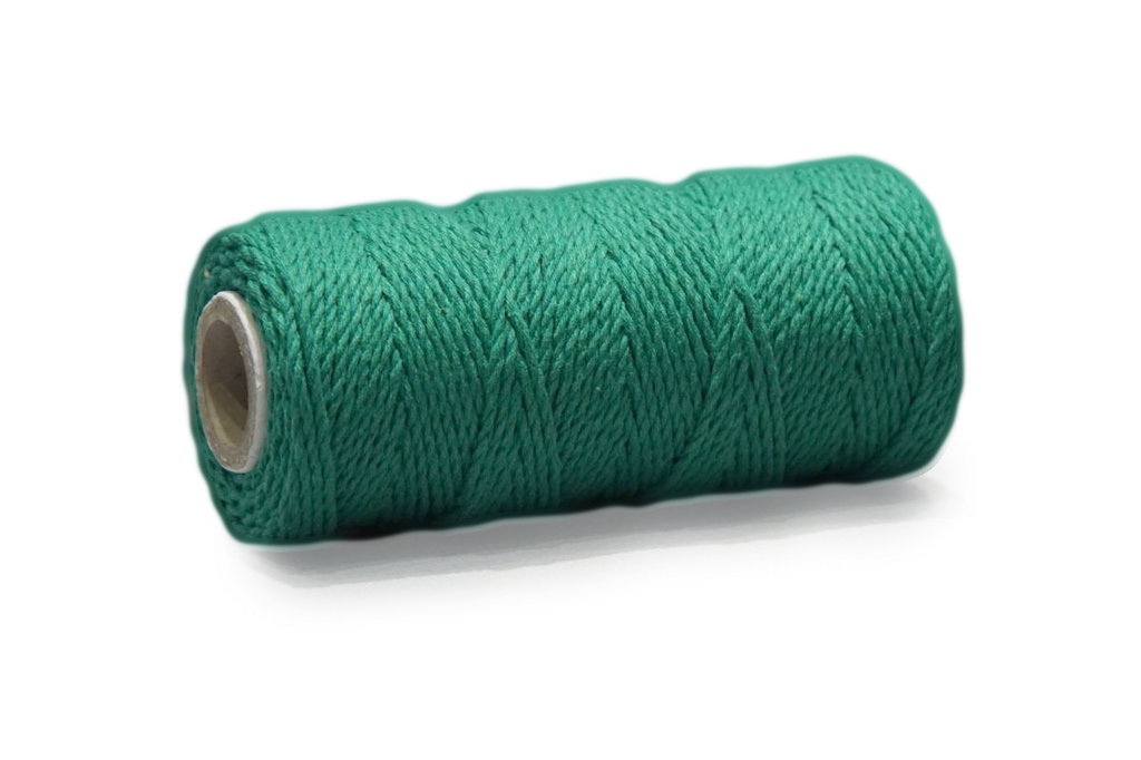 Corde cotton 2mm (DD), 200gr - 75m - Vert Moyen