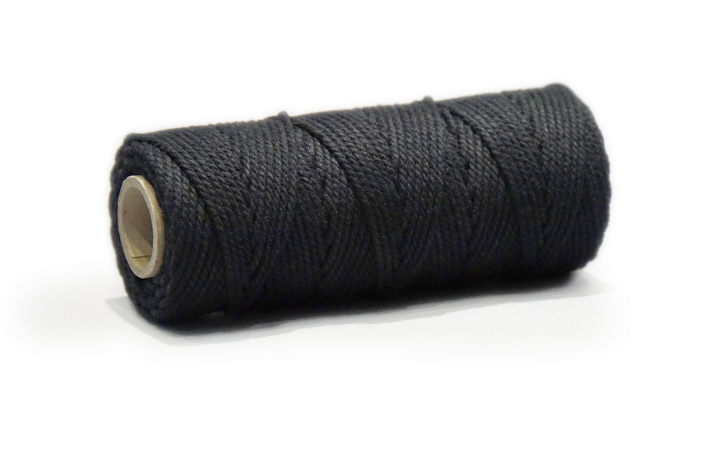 Corde cotton 2mm (DD), 200gr - 75m - Noir