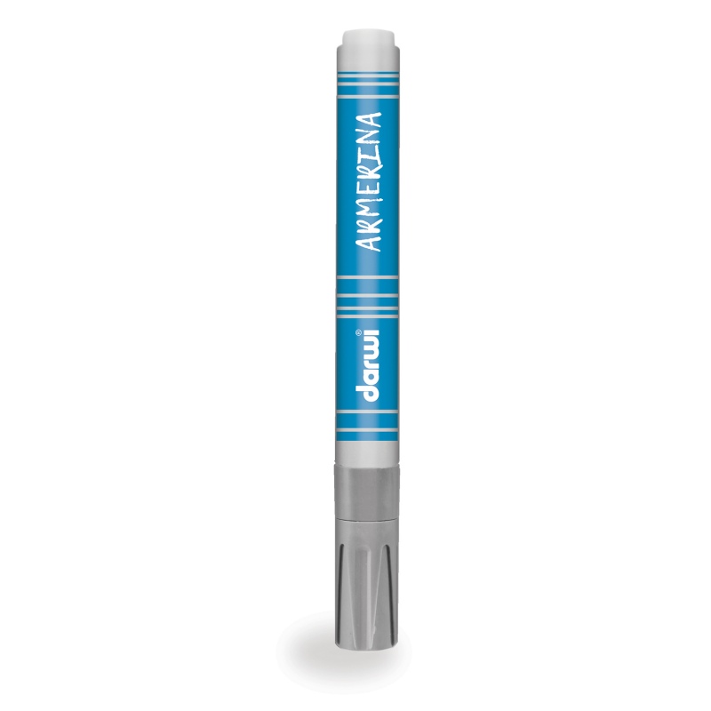 Darwi Armerina keramiekstift, 2mm, 6ml, Zilver