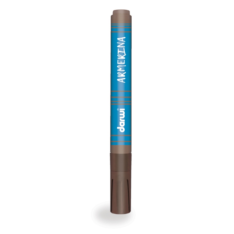 Darwi Armerina marqueur pointe 2 mm - 6 ml brun fonce