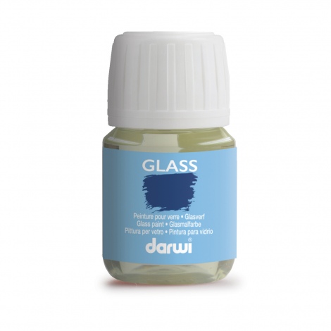 Darwi glass, peinture en verre, 30 ml - Medium