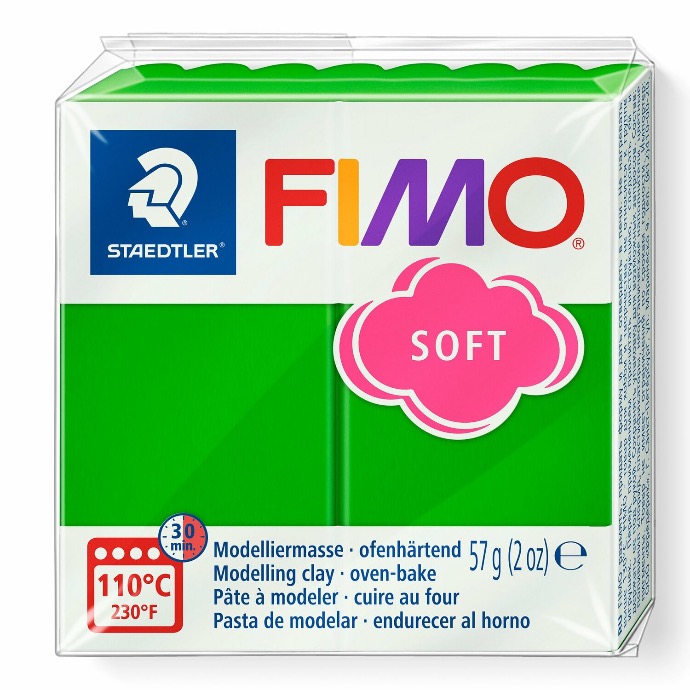 Fimo soft pâte à modeler 57g vert tropical
