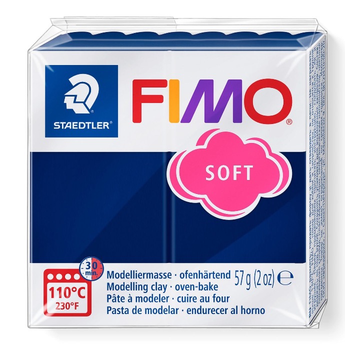 Fimo soft boetseerklei, 57gr - windsorblauw