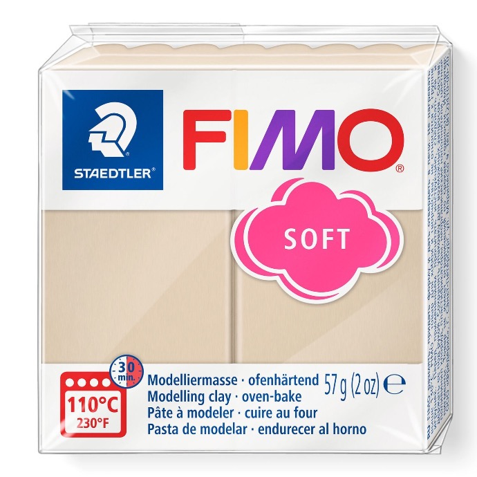 Fimo soft pâte à modeler 57g sahara