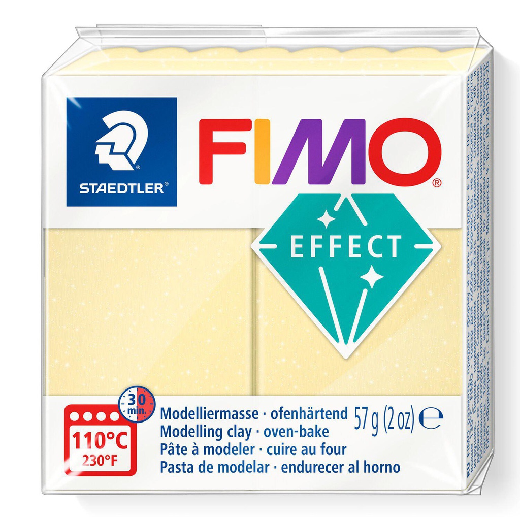 Fimo effect pâte à modeler 57g citrin