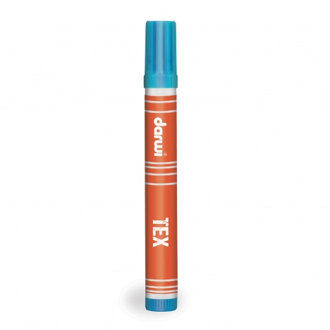 Darwi Tex textielstift, 3mm, 6ml, lichtblauw (215)