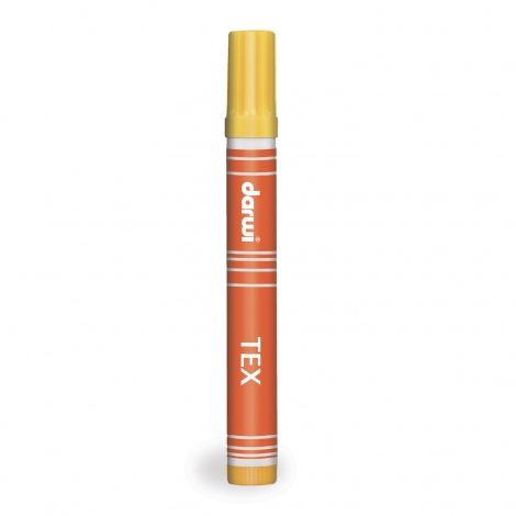 Darwi Tex feutres textiles 3mm, 6ml, jaune or (751)