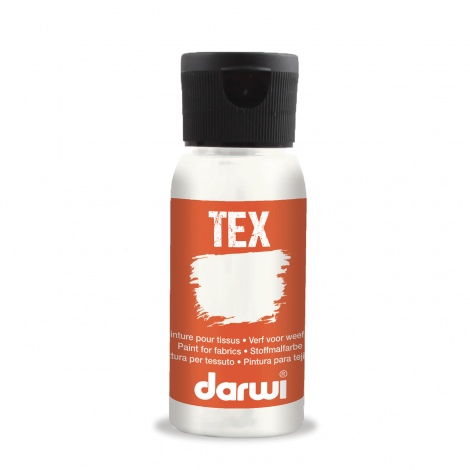 Darwi Tex textielverf, 50ml, Wit (010)