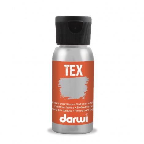 Darwi Tex textielverf, 50ml, Zilver (080)