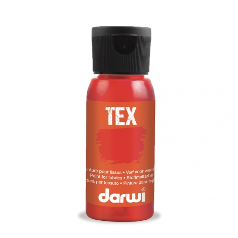 Darwi Tex textielverf, 50ml, Karmijnrood (420)