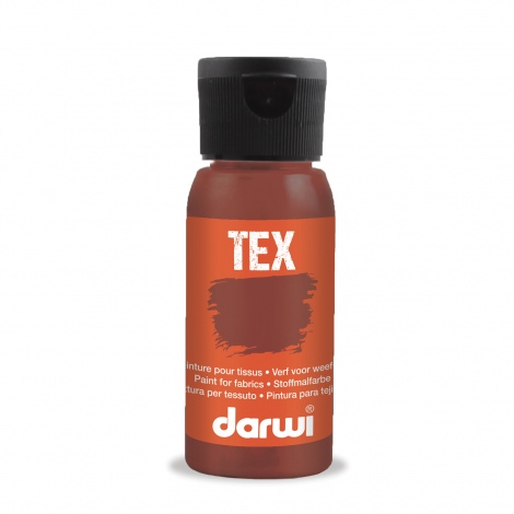 Darwi Tex textielverf, 50ml, Lichtbruin (802)
