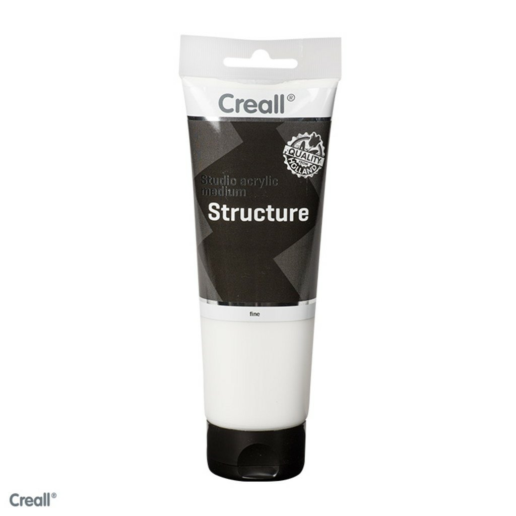Creall Structure, effets de structure, coller, fin, 250ml